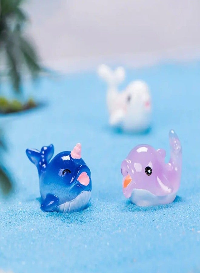 VRB Dec مجموعة تحف مصغرة من VRB Dec لتزيين المنزل، لوحة قيادة السيارة، عيد الحب، غرفة المعيشة، هدايا، تماثيل، أدوات تزيين الكيك، تماثيل لتزيين المنزل. (18 قطعة من حيوانات المحيط المصغرة) - Image 5